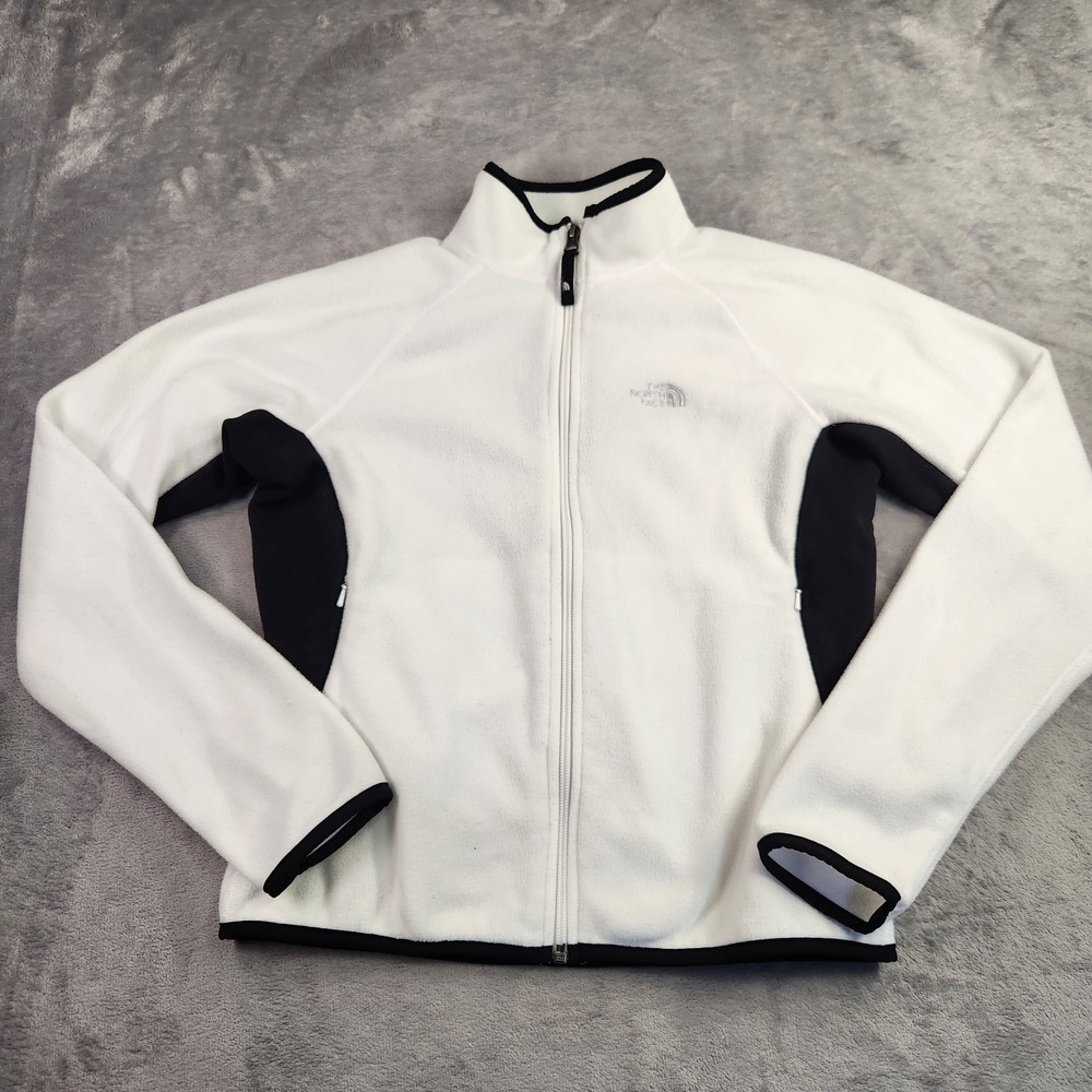 The North Face Flight Series Polartec Full Zip Fleece Jacket White S Small Women